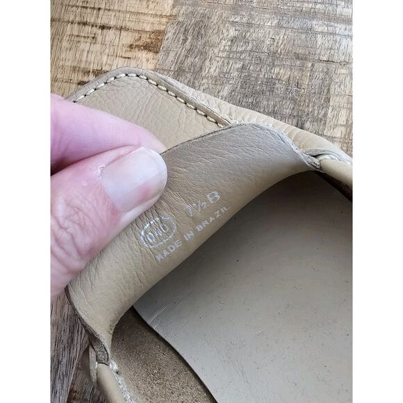 Talbots Leather Loafers Women's Size 7.5 Driving Shoes Preppy Career Flats EUC - Picture 5 of 9